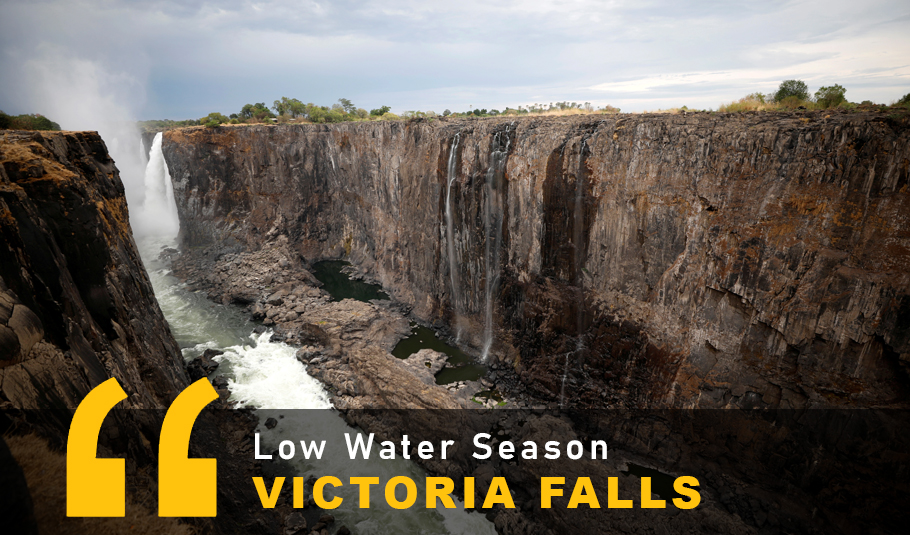 Low Water Season Victoria Falls 