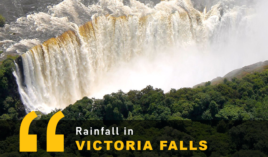 Rain Falls In Victoria Falls 