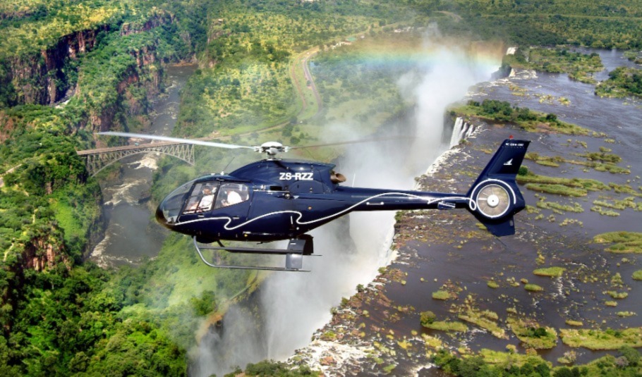 Helicopter Tour Of Victoria Falls