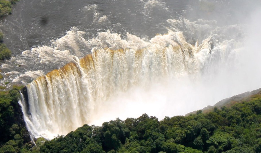 High Water Season At Victoria Falls