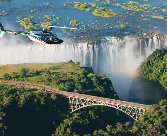 Helicopter Tour Of Victoria Falls