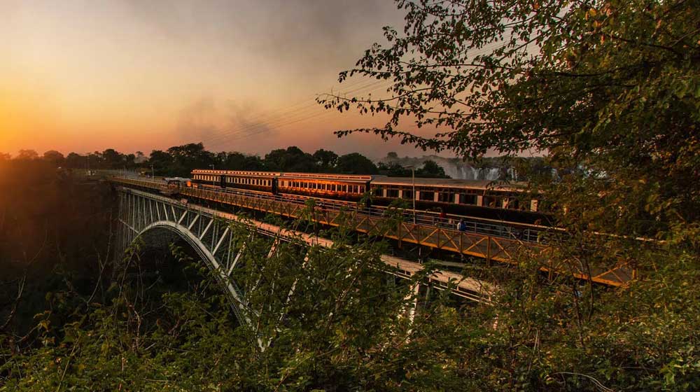Steam Train Ride Victoria Falls