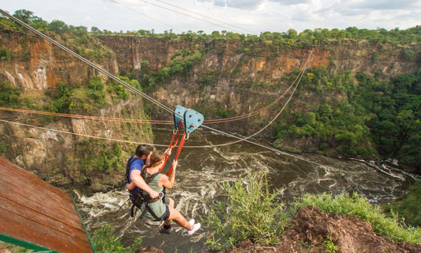 Zip Lining Victoria Falls